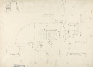 Detalles del templo sobre el manantial en Zaghouan de James 1730 94 Bruce