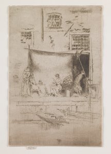 el puesto de frutas de James Abbott McNeill Whistler