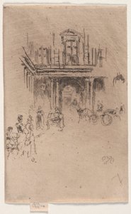 Una esquina del Palais Royal de James Abbott McNeill Whistler
