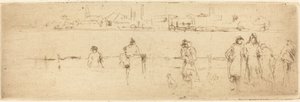 Un boceto en el malecón de James Abbott McNeill Whistler
