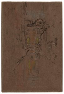 Un Canal Veneciano, 1879-1880 de James Abbott McNeill Whistler