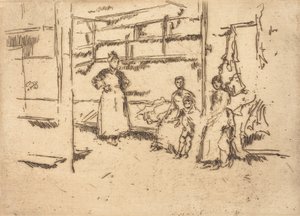 Después de la venta, Hounsditch, c. 1886-1888 de James Abbott McNeill Whistler