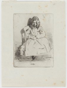 Annie, sentada, 1858