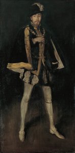 Arreglo en negro, No. 3: Sir Henry Irving como Felipe II de España de James Abbott McNeill Whistler