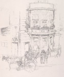 Parte trasera del Teatro Gaiety de James Abbott McNeill Whistler