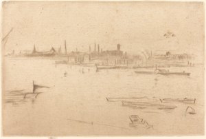 Battersea: Amanecer de James Abbott McNeill Whistler