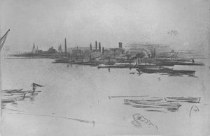 Battersea, Amanecer, 1877, 1904 de James Abbott McNeill Whistler