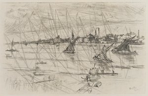 Battersea Reach de James Abbott McNeill Whistler