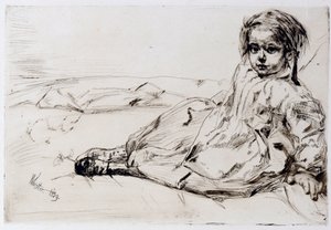 Bibi Valentin de James Abbott McNeill Whistler