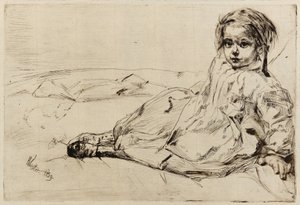 Bibi Valentin, 1859 de James Abbott McNeill Whistler