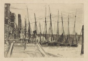 Billingsgate, 1859 de James Abbott McNeill Whistler