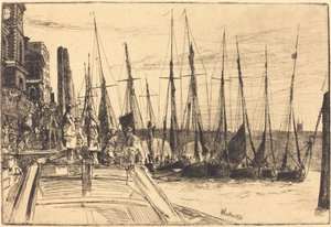 Billingsgate, 1859 de James Abbott McNeill Whistler