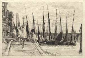 Billingsgate, 1859 de James Abbott McNeill Whistler