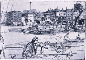 Muelle del León Negro de James Abbott McNeill Whistler