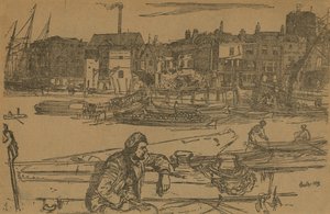 Muelle del León Negro de James Abbott McNeill Whistler