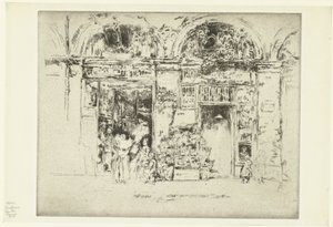 Floristería
Girasoles, calle de las Bellas Artes de James Abbott McNeill Whistler