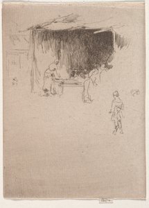 Puesto en una feria de James Abbott McNeill Whistler
