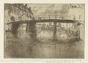 Puente en Ámsterdam
Puente, Ámsterdam de James Abbott McNeill Whistler
