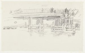 Puente sobre el Támesis Viejo puente de Battersea de James Abbott McNeill Whistler