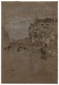 Canal en Venecia Almacén de Tabaco de James Abbott McNeill Whistler