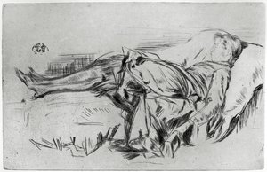 Niño en un sofá, siglo XIX 1904