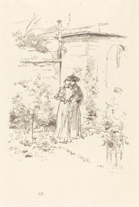 Confidencias en el jardín, 1894 de James Abbott McNeill Whistler