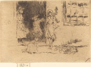 Puerta de la cabaña de James Abbott McNeill Whistler