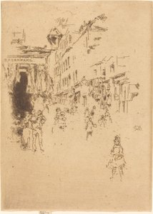 Cutler Street, Hounsditch, 1887 de James Abbott McNeill Whistler