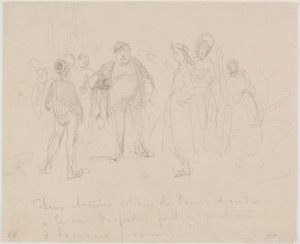 Dos Artistas Célebres de París, 1858