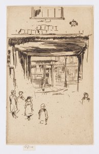 Drury Lane, c.1880-81 (aguafuerte; tinta sobre papel) de James Abbott McNeill Whistler