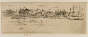 Astilleros secos, Southampton de James Abbott McNeill Whistler