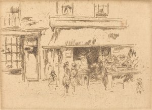 Calle Exeter, c. 1886-1888 de James Abbott McNeill Whistler