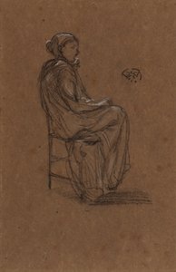 Figura femenina, sentada de James Abbott McNeill Whistler