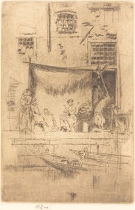 Puesto de frutas, 1880 de James Abbott McNeill Whistler