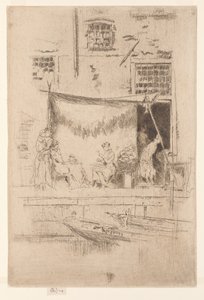 Puesto de fruta de James Abbott McNeill Whistler