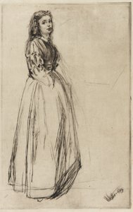 Fumette, de pie, 1859 de James Abbott McNeill Whistler