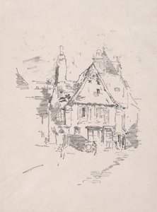 Tejados a Dos Aguas, Vitré, 1893 de James Abbott McNeill Whistler