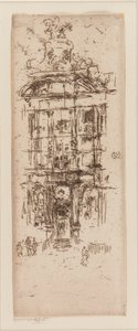 Casa de Oro, Bruselas, 1887 de James Abbott McNeill Whistler