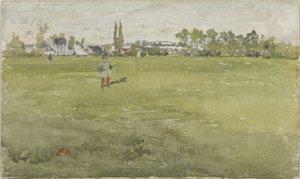 Verde y plata: Beaulieu, Touraine de James Abbott McNeill Whistler