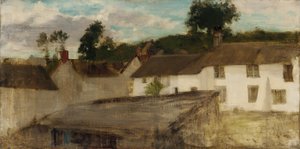Verde y plata: Las cabañas de Devonshire de James Abbott McNeill Whistler