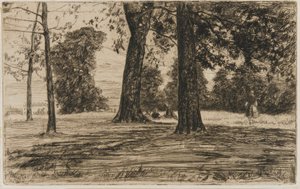 Parque de Greenwich, 1859 de James Abbott McNeill Whistler