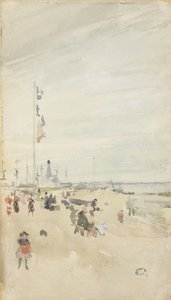 Gris y perla: Banderas del día festivo, 1883-84 de James Abbott McNeill Whistler