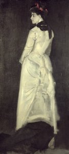Armonía en color carne y negro: Retrato de Miss Louise Jopling (1843-1933)