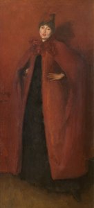 Armonía en rojo: luz de lámpara, 1884-86 de James Abbott McNeill Whistler
