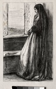 Ilustración para el Conde Bruckhardt en Once a Week, 1862 de James Abbott McNeill Whistler