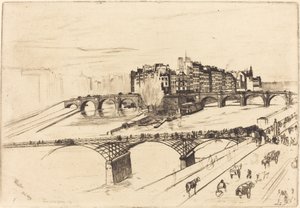 Isla de la Cité, París de James Abbott McNeill Whistler