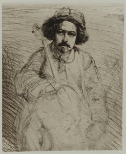 J. Becquet, escultor, 1859 de James Abbott McNeill Whistler