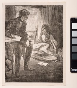 Kenneth y Lena Graeme, en "El sermón de prueba", 1862