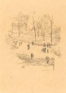 Jardines de Kensington de James Abbott McNeill Whistler