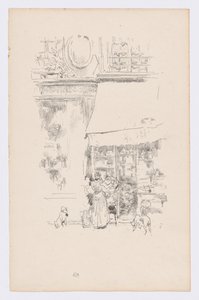 La Fruitière de la rue de Grenelle de James Abbott McNeill Whistler